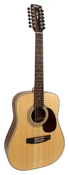 Cort E70-12 OP Earth Guitare Folk 12 Cordes Naturel Open Pore