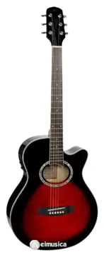 Giannini Performance GSF-1D Eletroacústico Cordas Aço Cor Brown Red Burst (BRB)