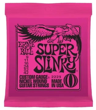 Ernie Ball Slinky Electric Guitar String Set | Super Slinky