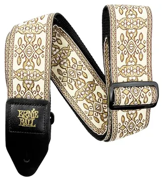 Ernie Ball 5437 Jacquard Gewebe-Gitarrengurt (50mm), golden tapestry