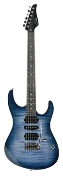 Suhr Modern Custom Faded Trans Whale Blue Burst