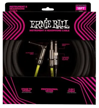 Ernie Ball - Cavo per strumento e cuffia