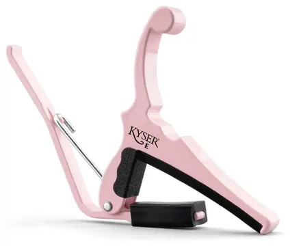Kyser Fender x KGEFSPA Kyser Quick-Change Electric Guitar Capo Shell Pink