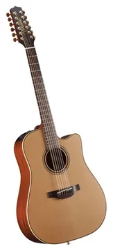 Takamine P3DC-12 12-Saiter Akustikgitarre mit Tonabnehmer, incl.Softcase