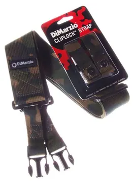 DiMarzio Cliplock Cordura Quick Release Guitar Strap Camouflage DD2200CM