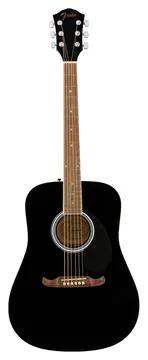 Fender Fa125 Dreadnought Black Chitarra Acustica