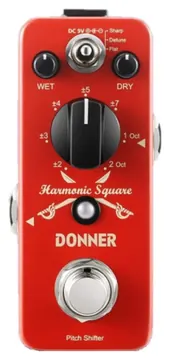 Donner Harmonic Square Pitch Shifter Octave Pedal