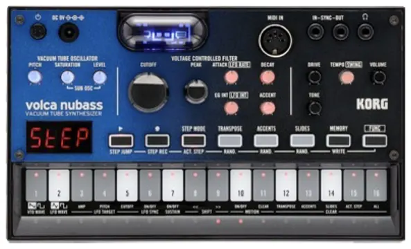 Korg Volca Nubass Bass Synth with Vacuum Tube