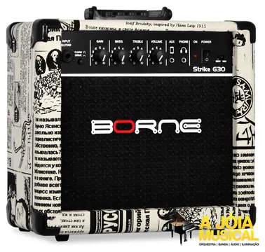 Borne Amplificador Guitarra Borne Strike G30 Jornal