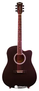 Waldman DCE-141 Eletroacústico Cordas Aço Cor Preto (BKB)