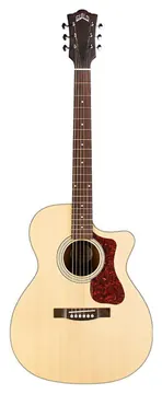 Guild OM-240-Ce Natural Electric Acoustic Guitar