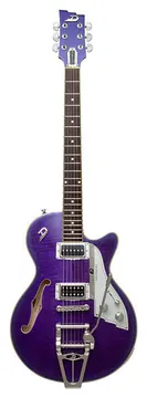 Duesenberg Starplayer Tv Galaxy Burst Violett Metallic - Überholt