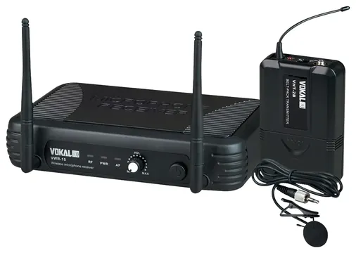 Vokal Sistema Microfone Sem Fio Vokal VWR15L Lapela