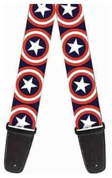 Buckle Down Captain America Sheild Guitar Strap