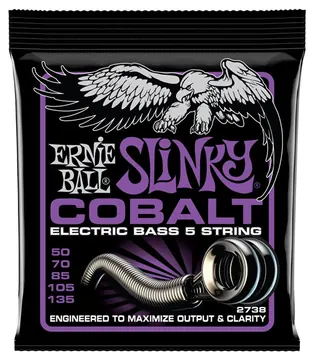 Ernie Ball 2738 Power Slinky Cob 5 Bass 50-135