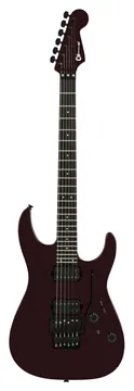 Charvel Pro-Mod Plus Dinky DK24 HH FR EB Ebo Karmesinrote Finsternis