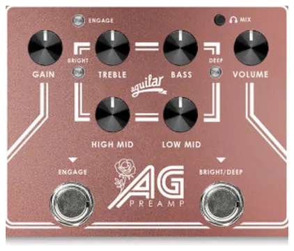 Aguilar AGPREBCAM ag preamp di break cancer awareness month