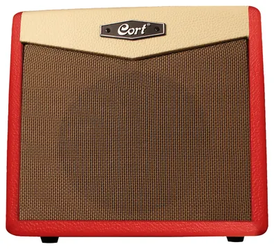 Cort CM15R DR Combo 15Watt/8Zoll, rot Gitarrenverstärker