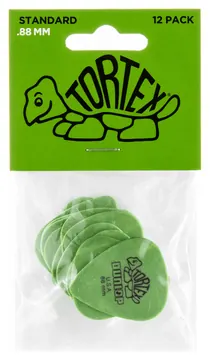 Dunlop 418P88 TORTEX STANDARD PLAYER'S PACK DE 12 MEDIATORS 0,88mm