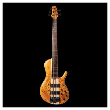 Cort Artisan A5 Plus SC Swamp Ash Amber Open Pore w/Case Bass Guitar