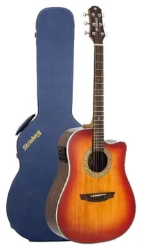 Strinberg Diamond Series Folk Elétrico Dd5sc Cb Cherry Sunburst C/ Case (4196)