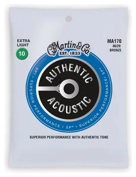 Martin Guitar Strings MA170 80/20 Bronze 10-47