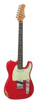 Eko VT-380 Relic Chitarra Elettrica fiesta red