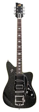 Duesenberg Paloma Baritone Black Sparkle + Bag