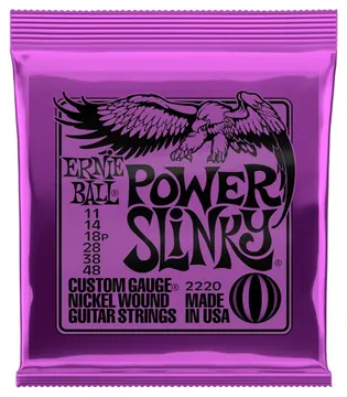 Ernie Ball EB2220 Power Slinky Nickel Wound 11-48 E-Gitarrensaiten