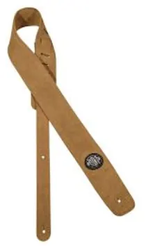 Gaucho Padded Suede Guitar Strap, Natural