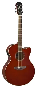 Yamaha CPX600 Rtb Root Beer Chitarra Acustica Elettrificata Spalla Mancante Colore Root Beer