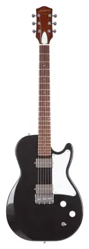 Harmony Standard Series Jupiter w/ Phat Cat P90 Electric Guitar w/ Case, Space Black