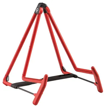 König & Meyer K&M 17580 A-Gitarrenständer Heli 2, rot