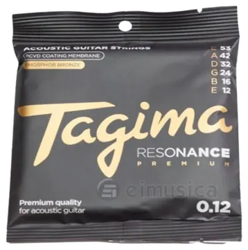 Tagima Encordoamento Tagima Violão Aço 012 Resonance Premium Phosphor Bronze
