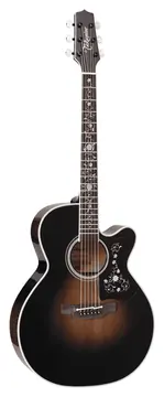Takamine Japan Ef450Cttbb Legacy Ef450 Cutaway Electro Blackburst