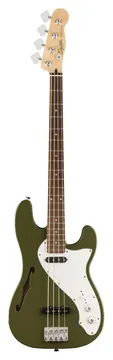 Squier Paranormal Precision Bass Thinline SJ LRL Parchment PG Olive