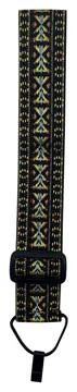 D'Andrea Classical Guitar Strap Woven Tapestry Padded (1399-2), Orange/Yellow