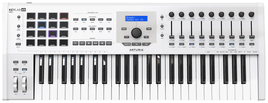 Arturia KEYLABMKII49-WH keylab mk ii 49 touches blanc