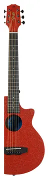 Seizi Fun Panda Aço EletroAcústico - Lava Red Sparkle