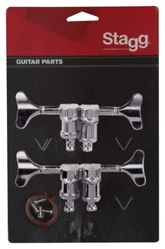 Stagg Mechanik für Bass Satz 2L/ 2R, chrom