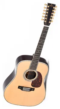 Sigma DR12-42 Custom Dreadnought 12-saitige Akustik-Gitarre inkl. Softcase, natur