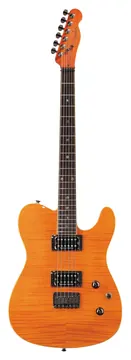 Fender Custom Telecaster FMT HH Amber Indian Laurel Fingerboard