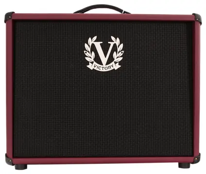 Victory MK 112 Closed-Back Speaker Cabinet in Burgundy with Celestion Alnico Gold Speaker