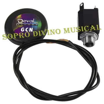 Deval Captador Contato Simples Passivo Violão Nailon Deval (GCN)