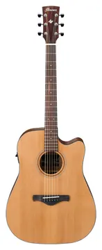 Ibanez AW65ECE LG Natural Low Gloss Chitarra Acustica Elettrificata