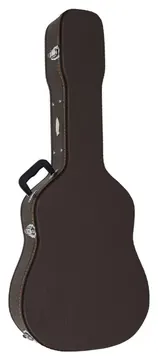 Vogga Case Vogga VCALFK de Luxo para Violão Folk Marrom