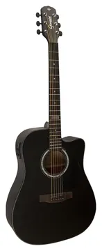Giannini GF1D CEQ Eletroacústico Aço Satin Black