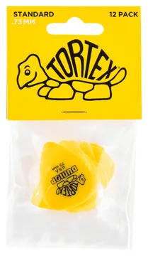 Dunlop 418P73 TORTEX STANDARD PLAYER'S PACK DE 12 MEDIATORS 0,73mm