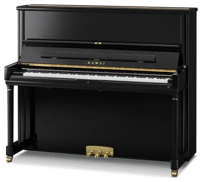 Kawai MS-130 Master Series Klavier schwarz poliert – 130 cm Bauhöhe, Millennium-III-Mechanik, Fichten-Resonanzboden, NEOTEX/Ebenholz-Tastenbelag