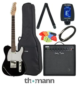 Harley Benton TE-20BK Standard Series Bundle